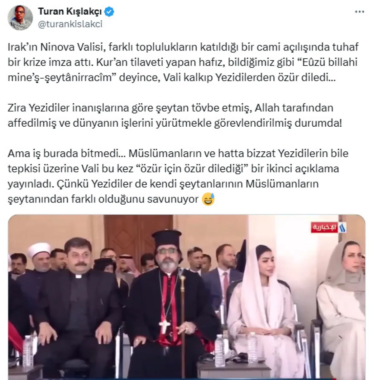 Yezi̇di̇ Irak Vali̇si̇