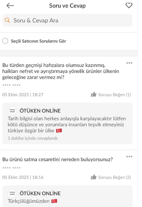 Trendyol Kullanici Tepkiler