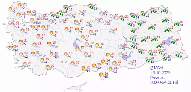 Yilin Ilk Kar Uyarisi 5 Sehir Yarin Sabah Beyaza 19140285 8047 M