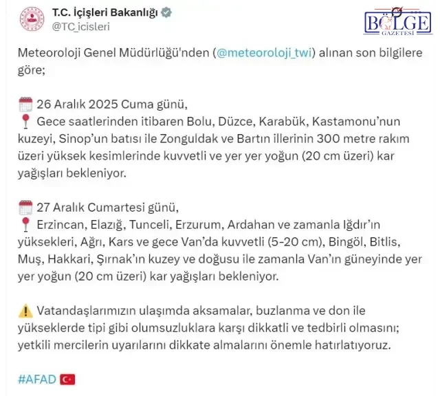 Bakanliktan 22 Il Icin Yogun Kar Uyarisi 19394270 O.jpg