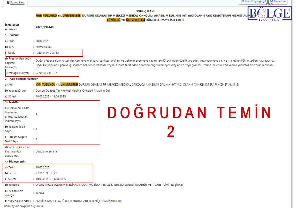 Doğrudan Temin 2