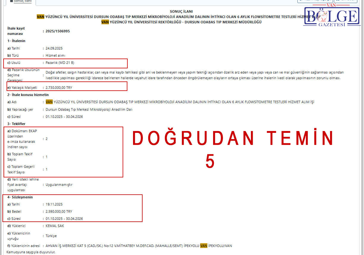 Doğrudan Temin 5