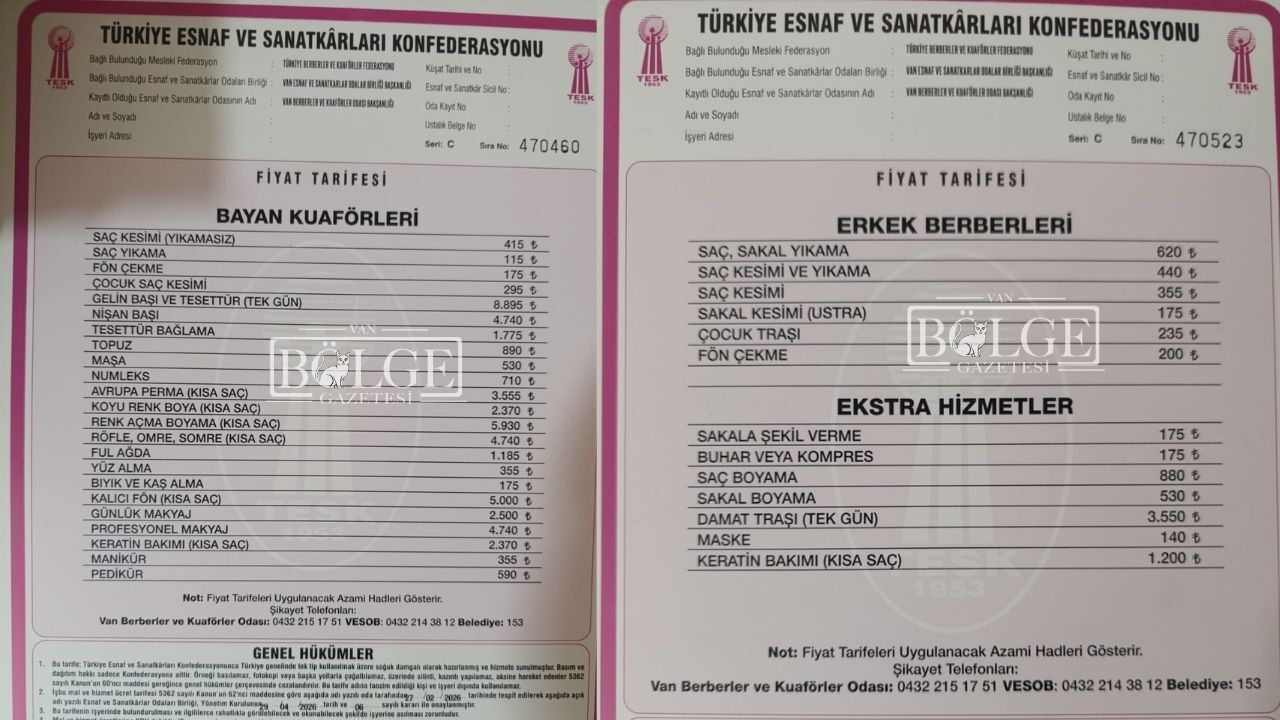 Berberler Odası Fiyat