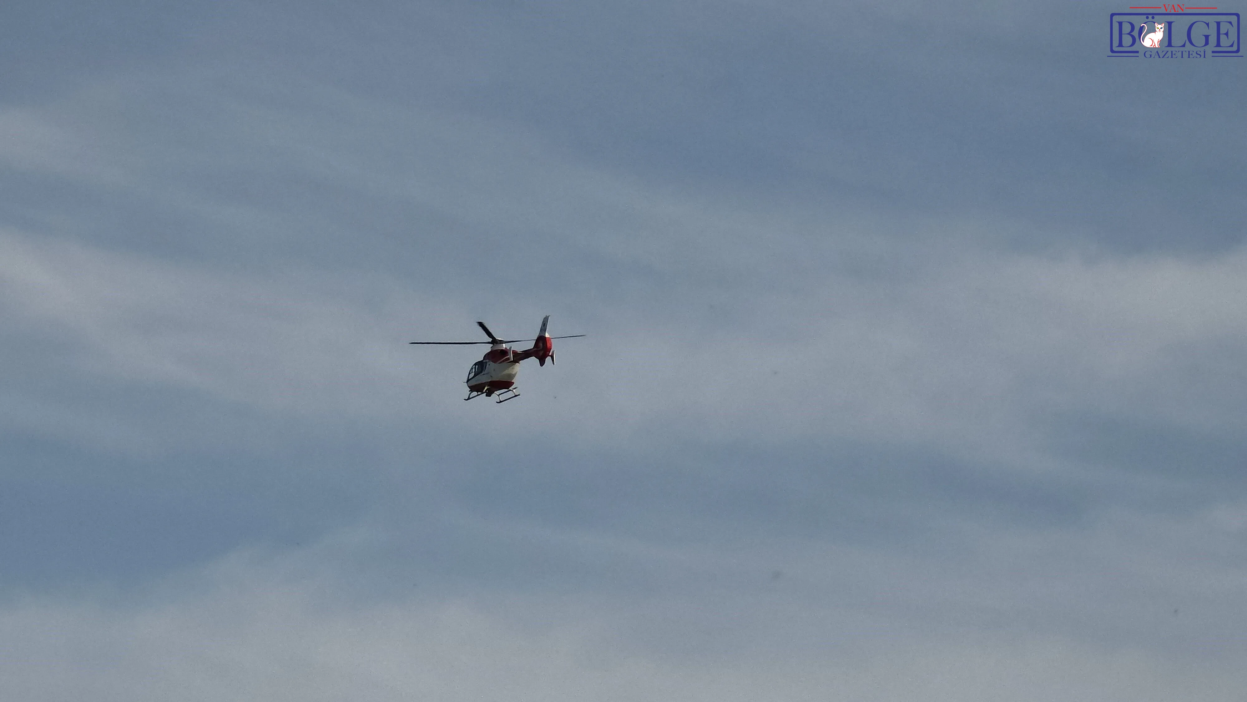 Van’da 28 yaşındaki hasta için helikopter ambulans seferberliği