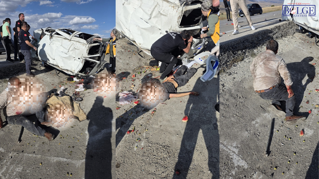 Erzurum-Erzincan yolunda feci kaza: 1 ölü, 3 ağır yaralı