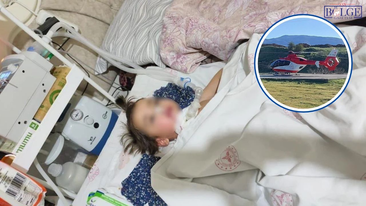 Kalbi duran hasta 300 kilometre uzaklıktaki Van'a helikopterle sevk edildi
