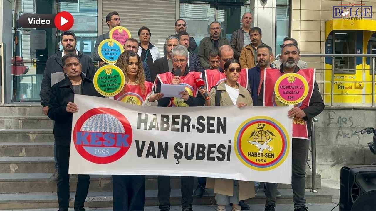Van'da PTT’de görevlendirme tepkisi: Ayrımcılığı kabul etmiyoruz