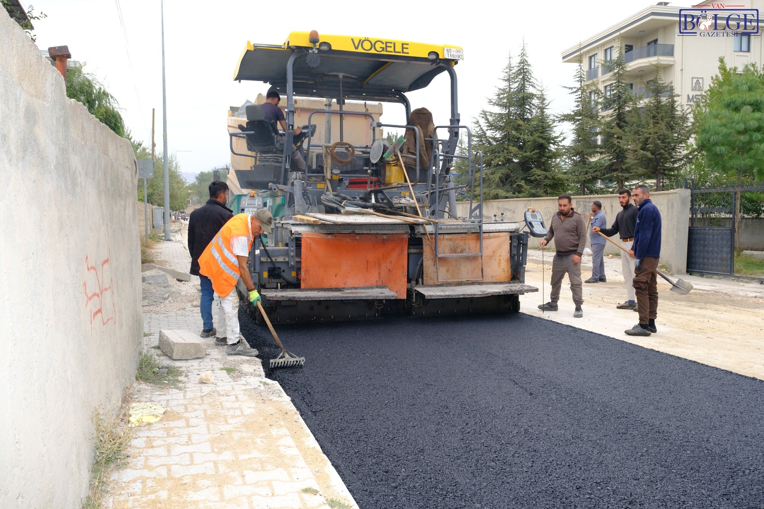 Van'da Eski Kale Yolu asfaltl anıyor