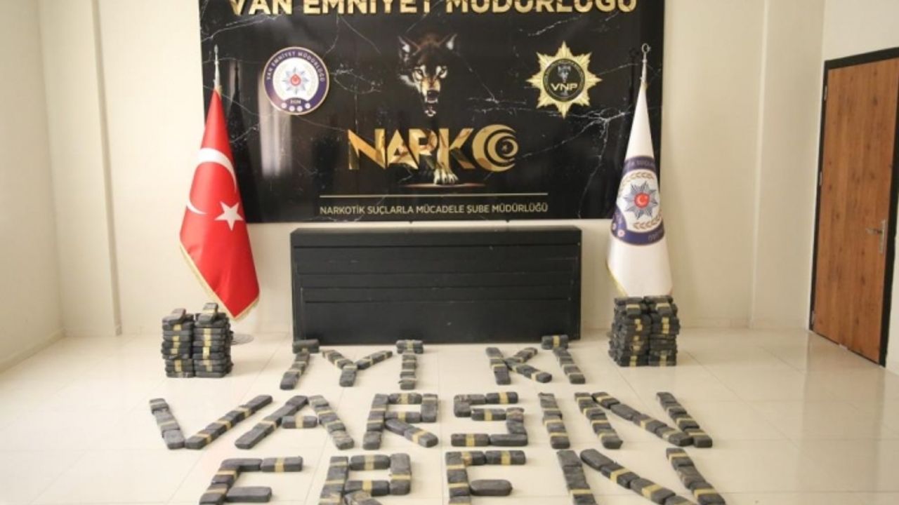 Van'da 205 kilo 240 gram eroin ele geçirildi