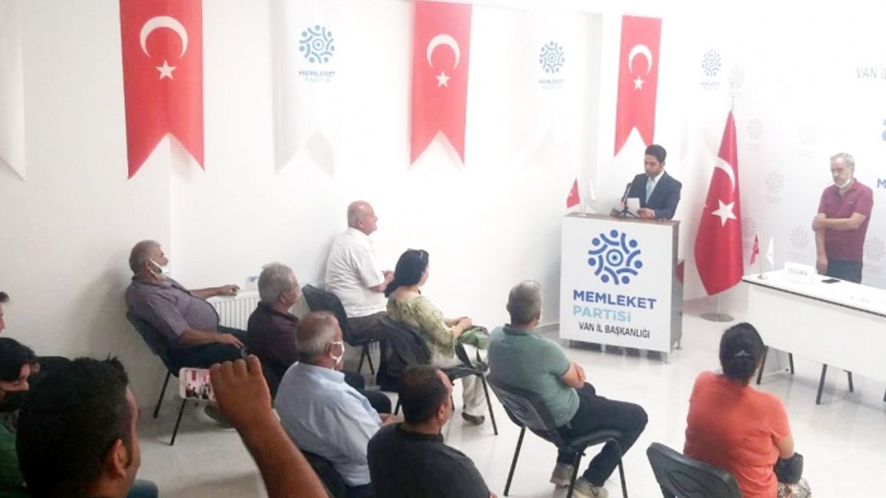 Memleket Partisi Edremit İlçe Başkanlığı’na Metin getirildi
