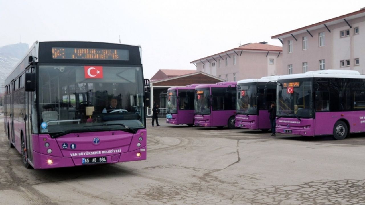 Van'da bayram boyunca otobüsler ücretsiz olacak