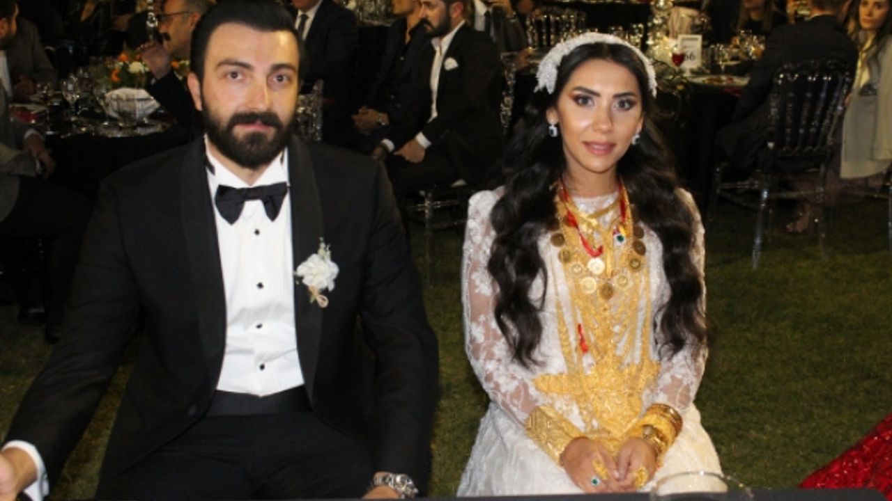 Mustafa Bayram'ın torununun düğününde kilolarca altın takıldı