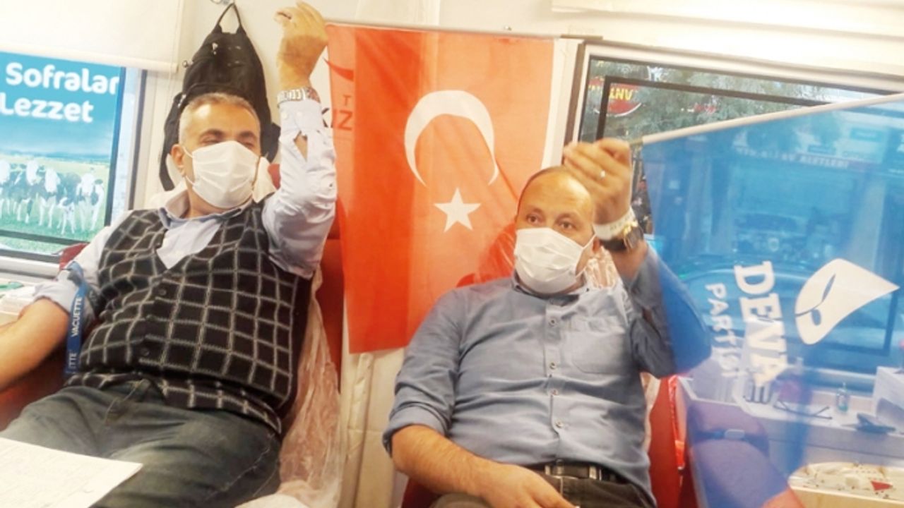Deva Partisi Van İl Başkanlığı'ndan kan bağışı