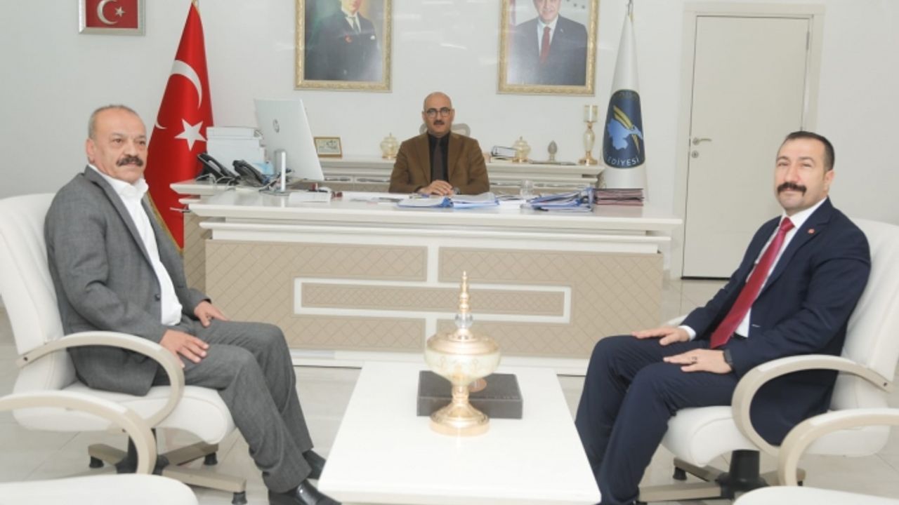 Başkan Kahraman'dan, Kaymakam Aydın'a ziyaret