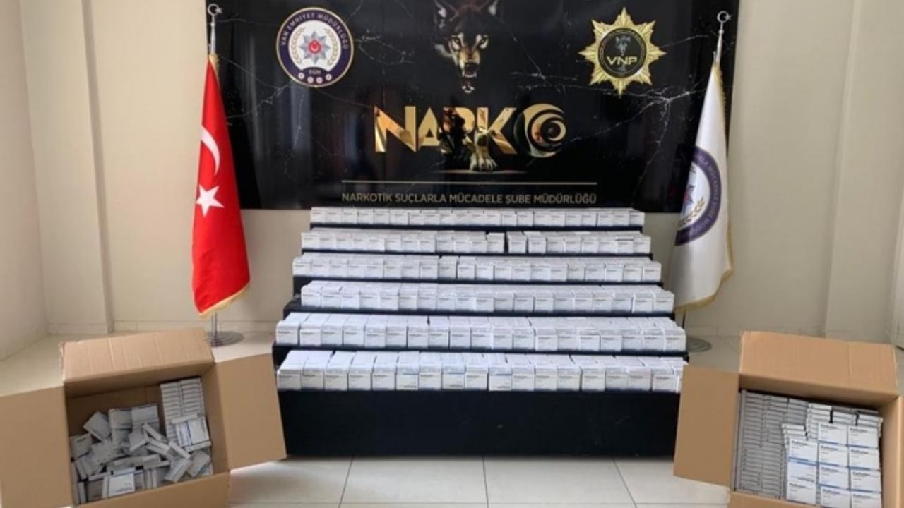 Van’da uyuşturucu ve sentetik ecza ele geçirildi