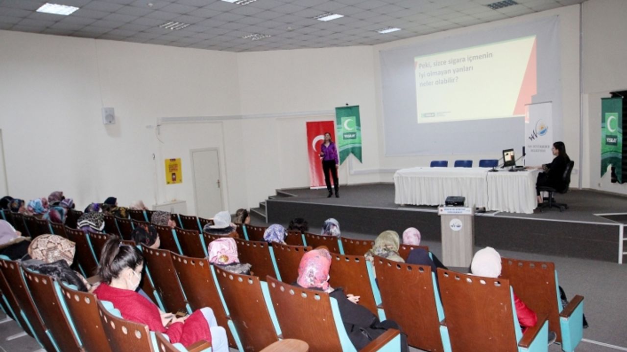 Büyükşehir’den ‘Tütün Bağımlılığı ve Sağlıklı Yaşam’ semineri
