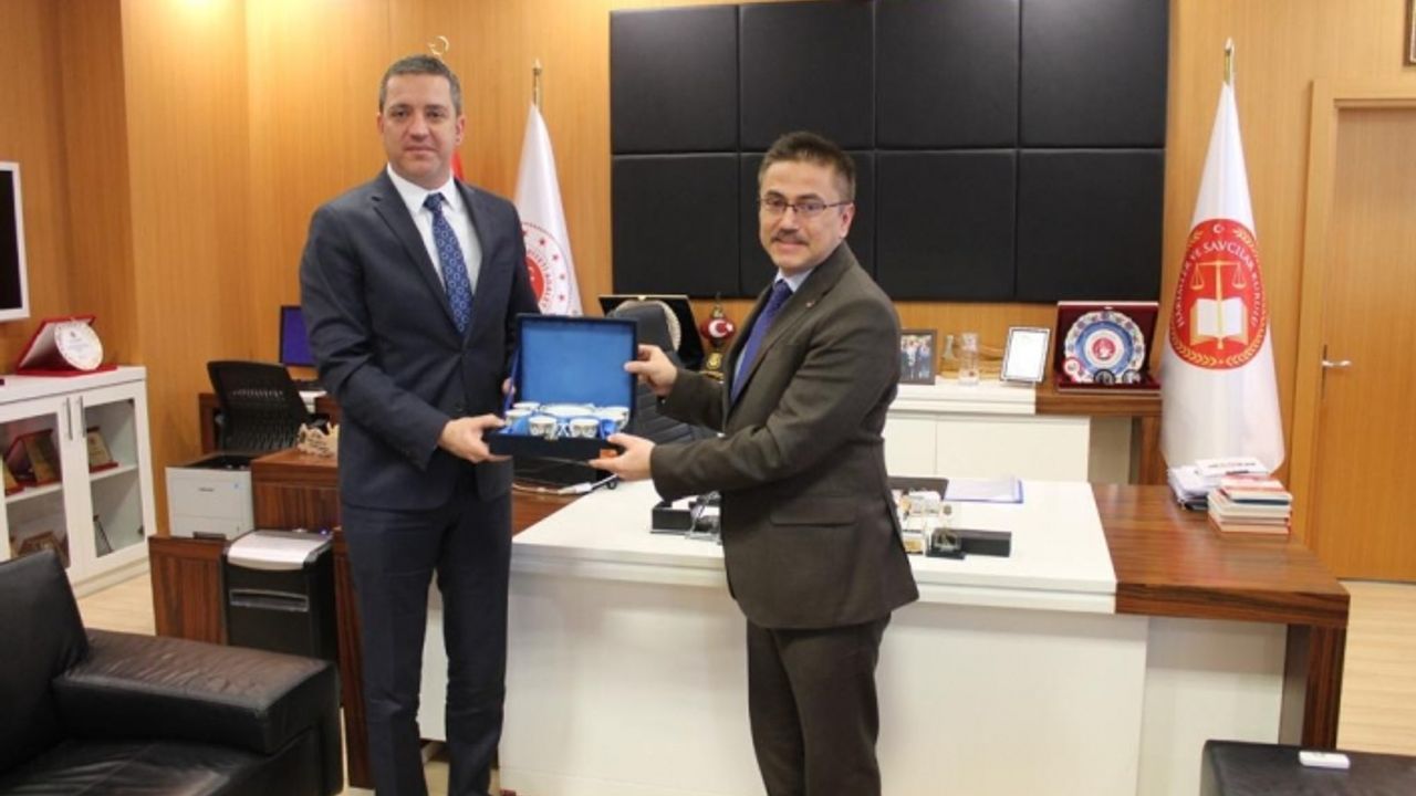 Türkiye Barolar Birliği Başkanı Sağkan’dan Cumhuriyet Başsavcısı Dönmez’e ziyaret