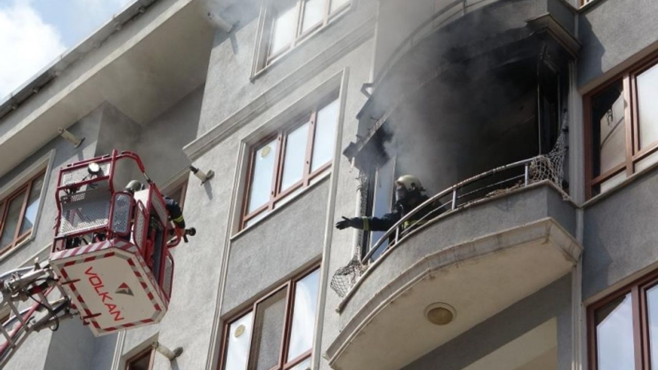Van’da bir evde çıkan yangın korkuttu
