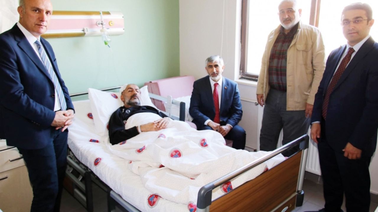 ASKF Başkanı Kıvanç'a moral ziyareti