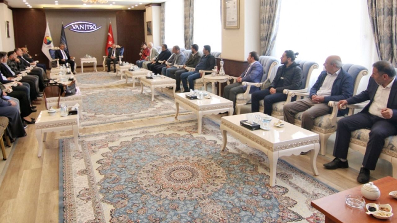 Urartu Derneği'nden, TSO Başkanı Takva'ya ziyaret…
