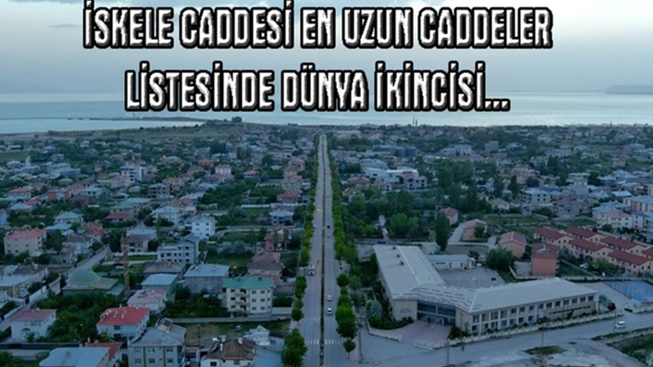 İskele Caddesi en uzun düz caddeler listesinde dünya ikincisi...