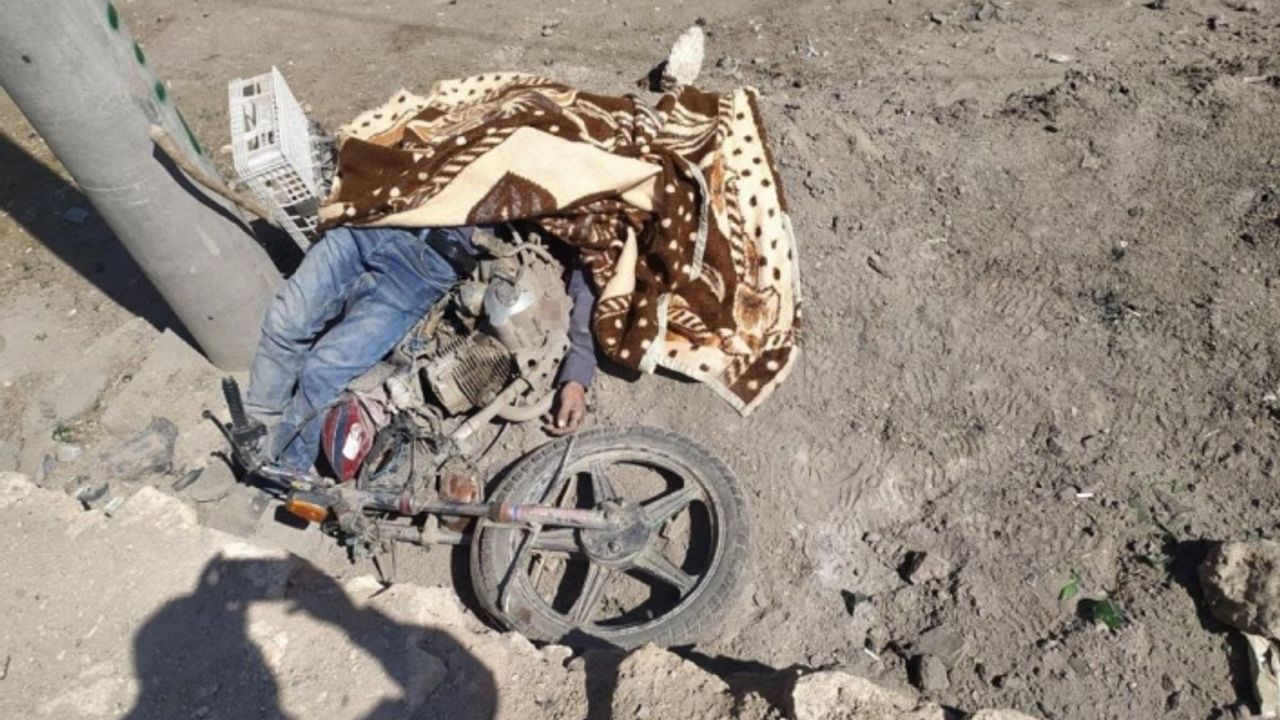 Motosikletiyle kaza yapan sürücü hayatını kaybetti
