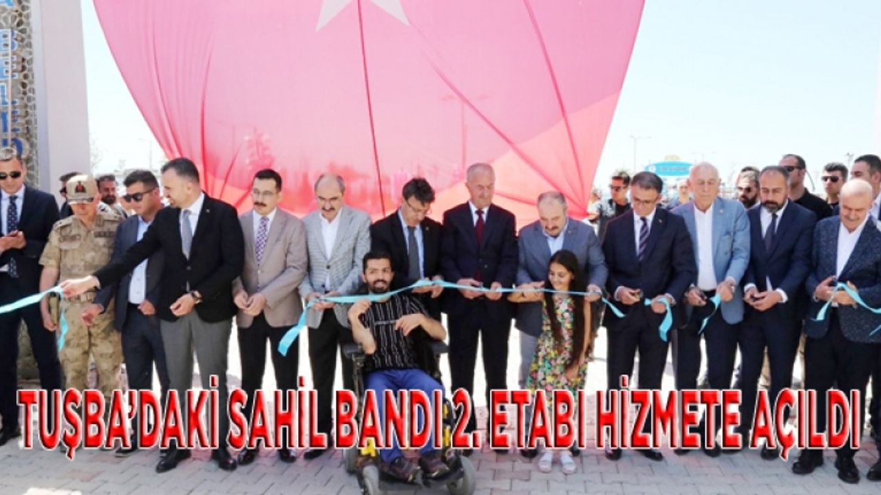 Tuşba'daki Sahil Bandı 2. Etabı hizmette...