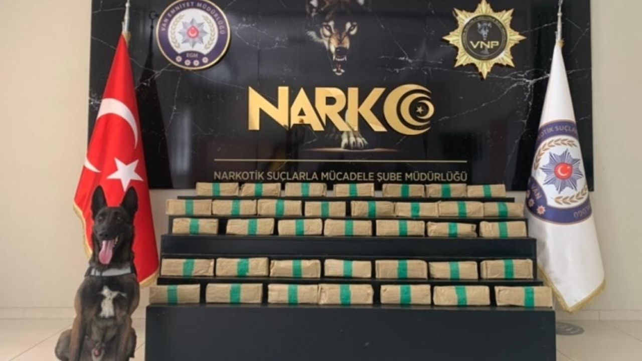 Van'da 20 kilo 500 gram metamfetamin ele geçirildi