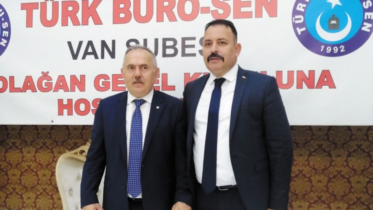 Türk Büro-Sen Van Şube Başkanı Özgüven oldu