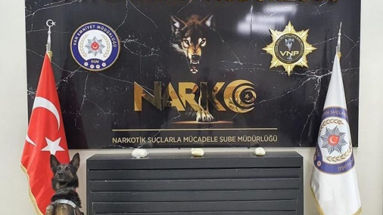 Van’da 2 kilo 934 gram metamfetamin ele geçirildi