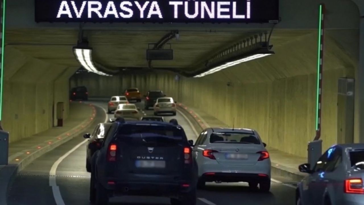 Avrasya Tüneli'nde 67 bin 982 araç ile günlük araç geçişi rekoru kırıldı