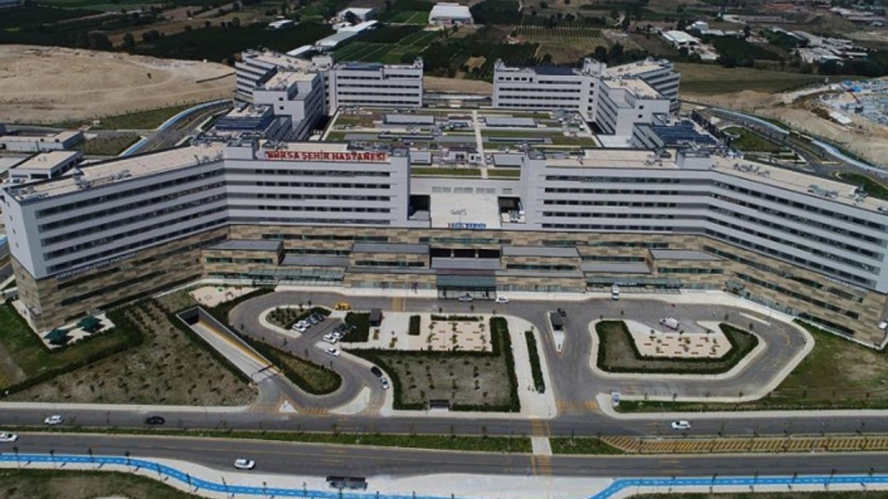 Bursa Şehir Hastanesi'ne ilk 7 ayda 40 bin 624 hasta yatışı yapıldı