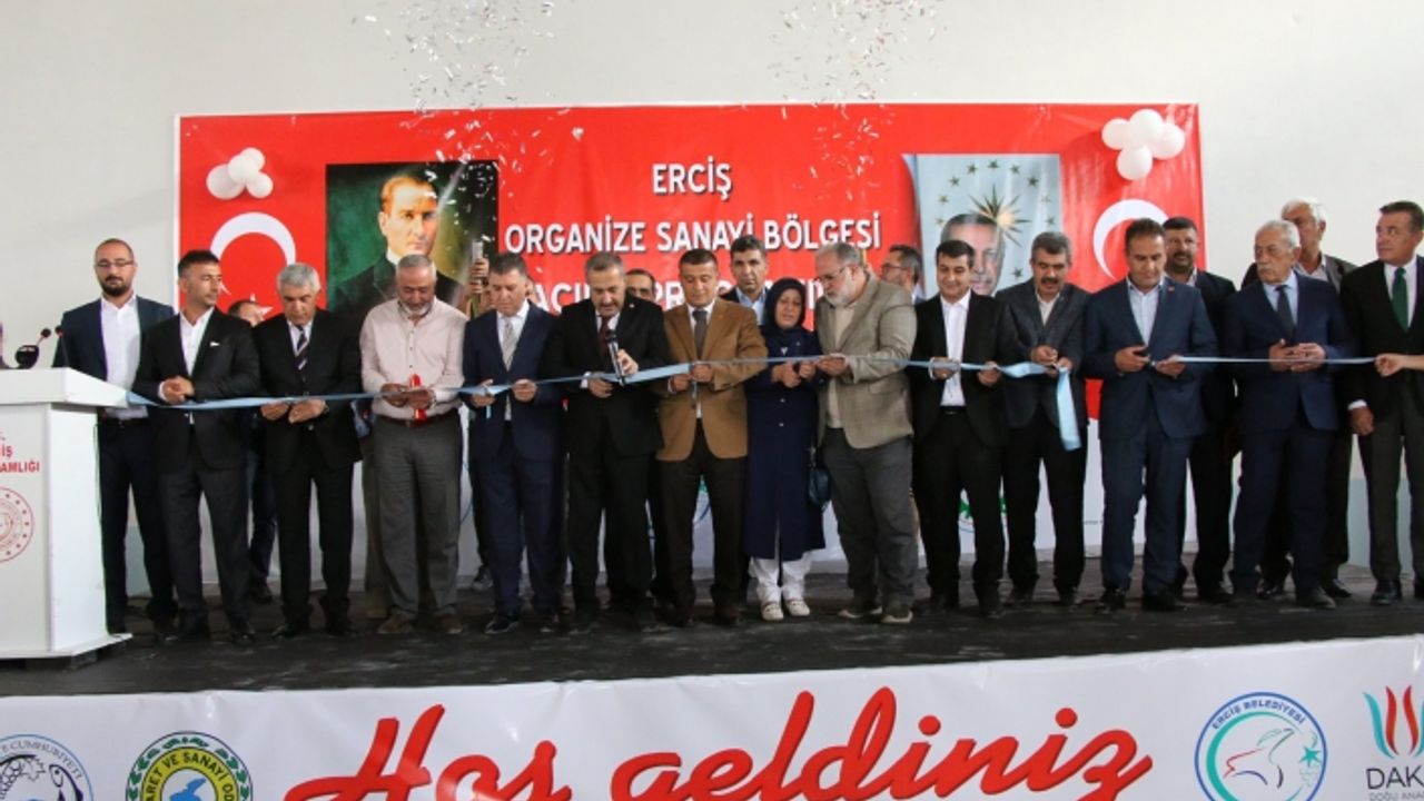 Erciş Organize Sanayi Bölgesi'nin açılışı yapıldı