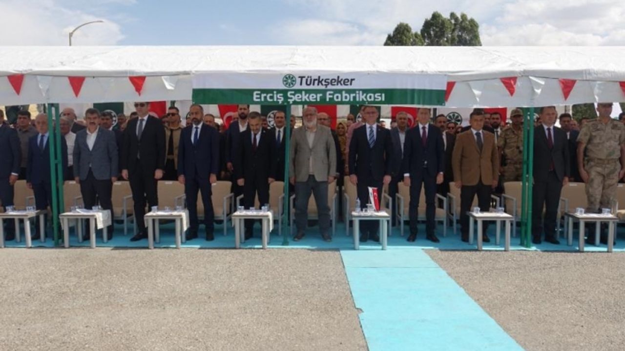 Erciş'te pancar alım kampanyası başladı