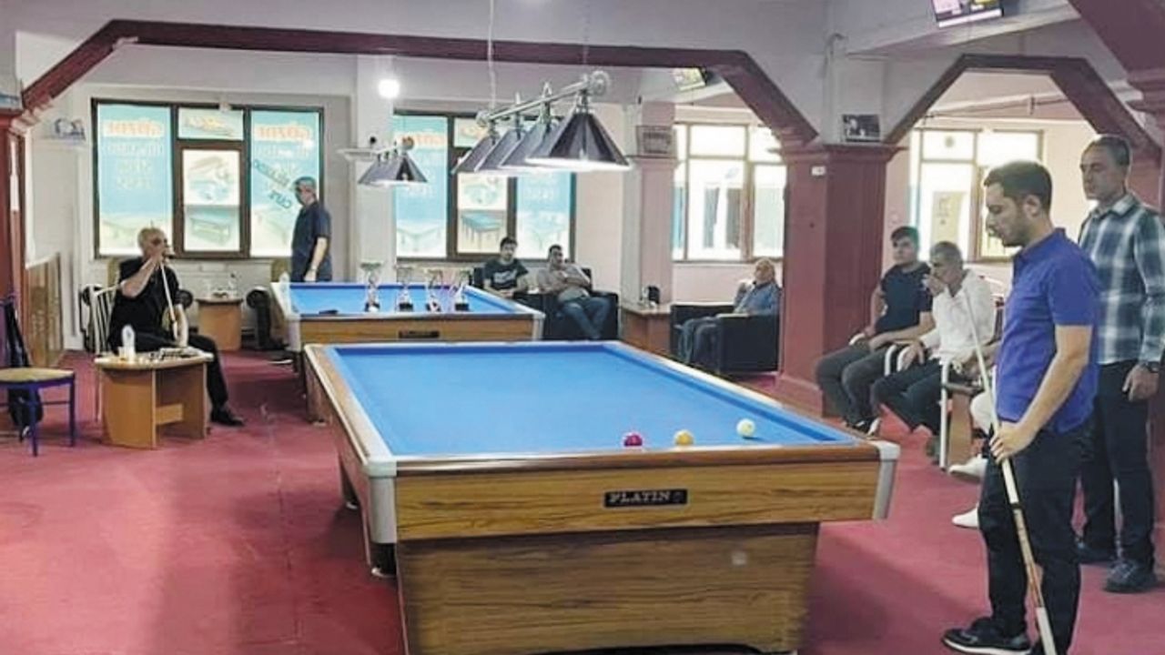 Van Üç Bant Bilardo İl Birinciliği Turnuvası sona erdi