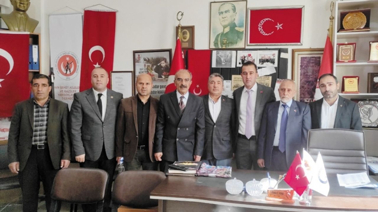 Van Şehit Aileleri ve Gaziler Yardımlaşma Derneği yeni başkanını seçti