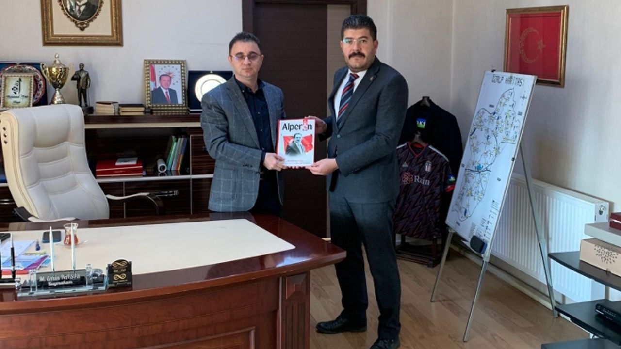 BBP heyetinden, Özalp Kaymakamı Nasır'a ziyaret...