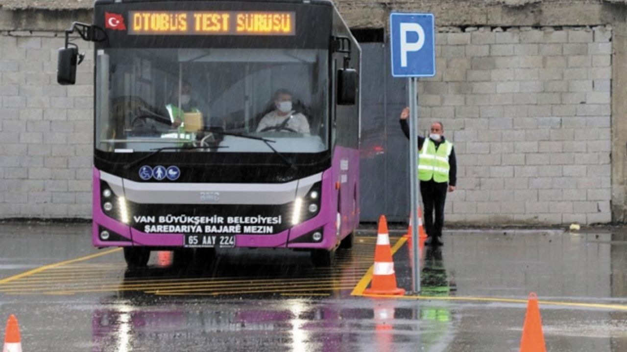 Van Büyükşehir Belediyesi 55 daimi şoför alacak