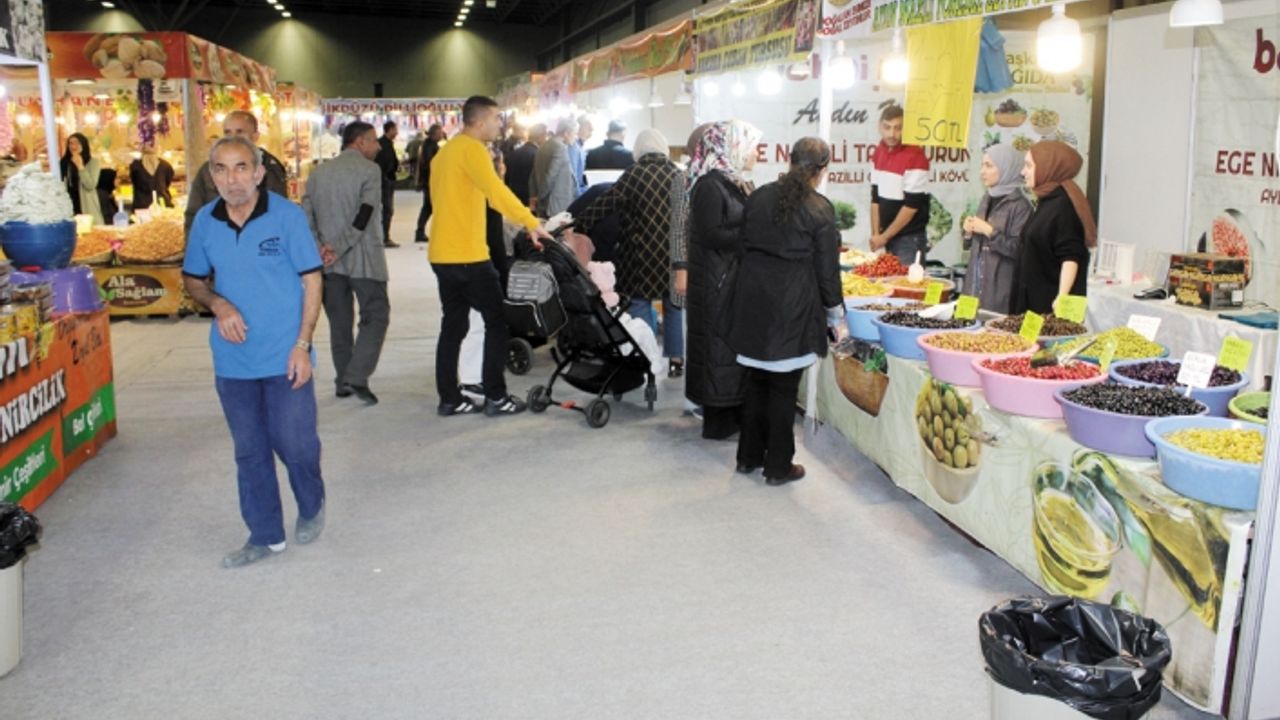 Yöresel Ürünler Fuarı, yoğun ilgi gördü