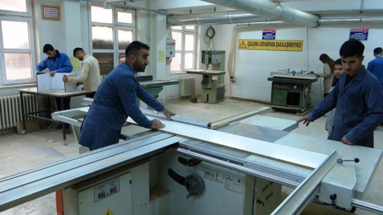 Van’daki okullara malzeme üreten okulun yıllık cirosu 5,5 milyon TL
