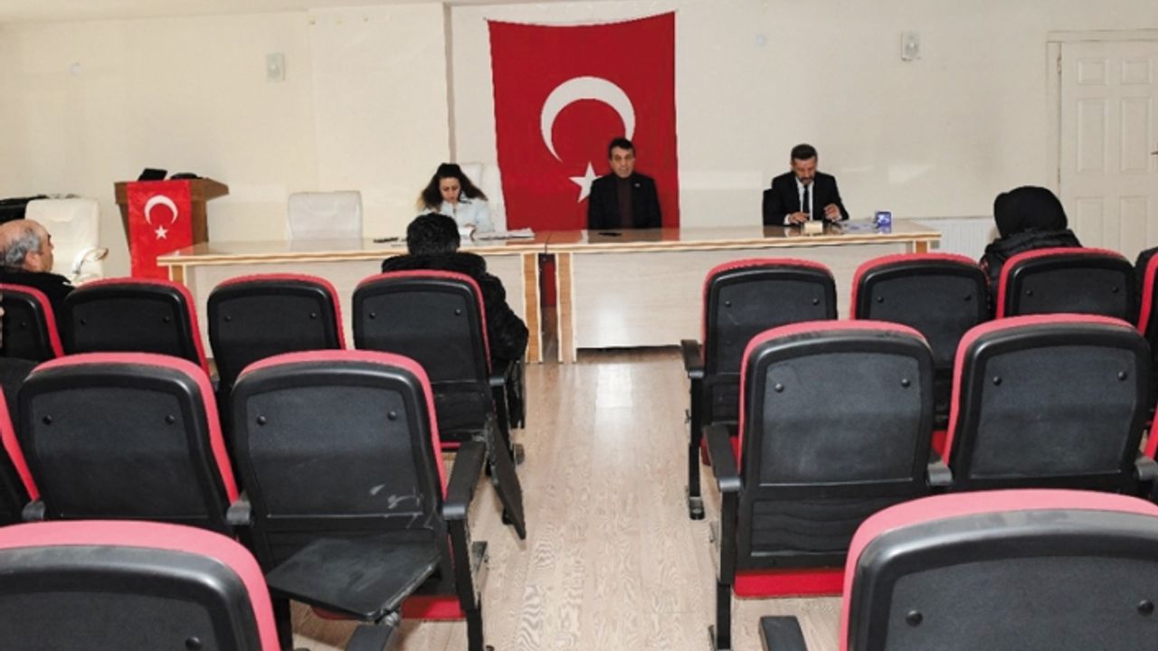 Çatak Belediyesi Ocak ayı meclis toplantısı yapıldı