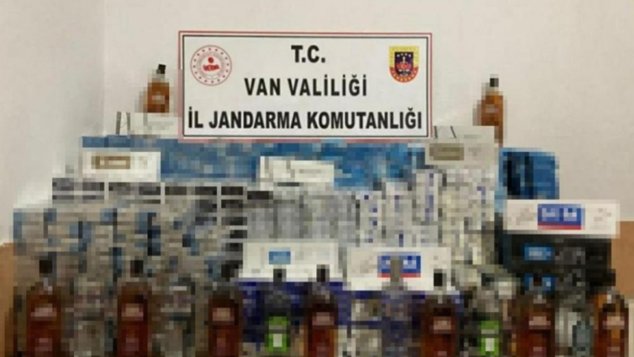 Van’da çok sayıda kaçak malzeme ele geçirildi