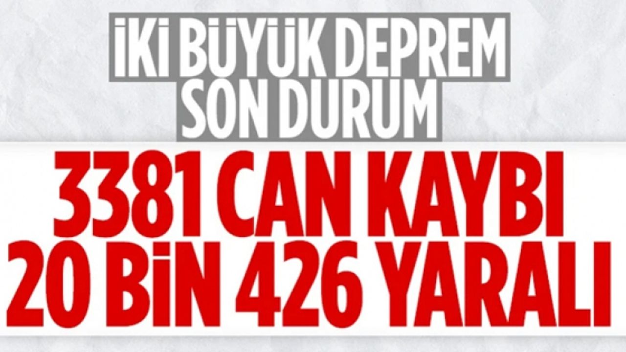 10 ili etkileyen Kahramanmaraş depreminin bilançosu
