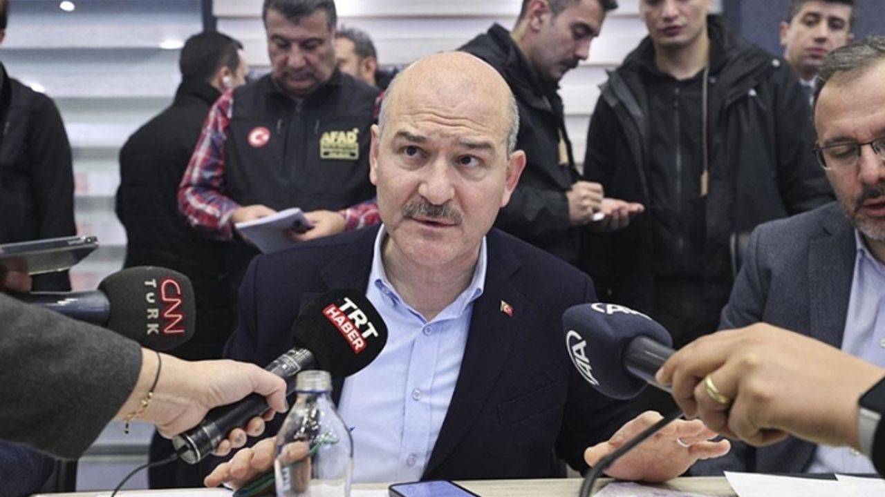 Bakan Soylu: 'Depremde 43 bin 556 insanımız hayatını kaybetti'