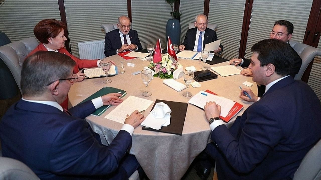 6'lı Masa'dan ortak açıklama...