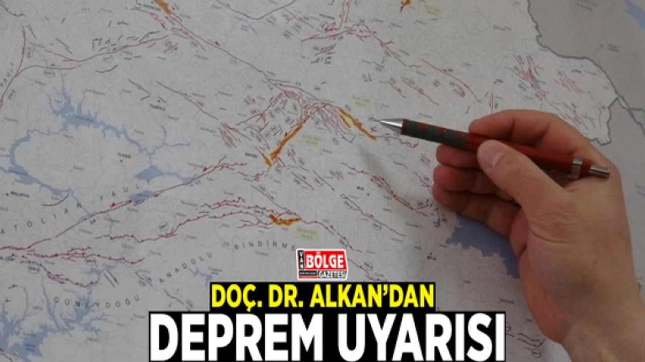 Doç. Dr. Alkan'dan deprem uyarısı