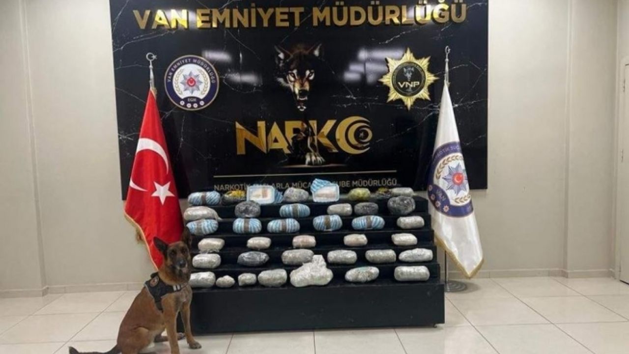 Van'da 31 kilo 770 gram uyuşturucu ele geçirildi