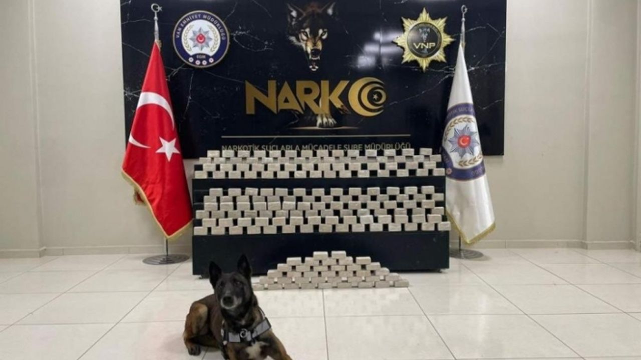 Van'da 46 kilo 500 gram eroin ele geçirildi