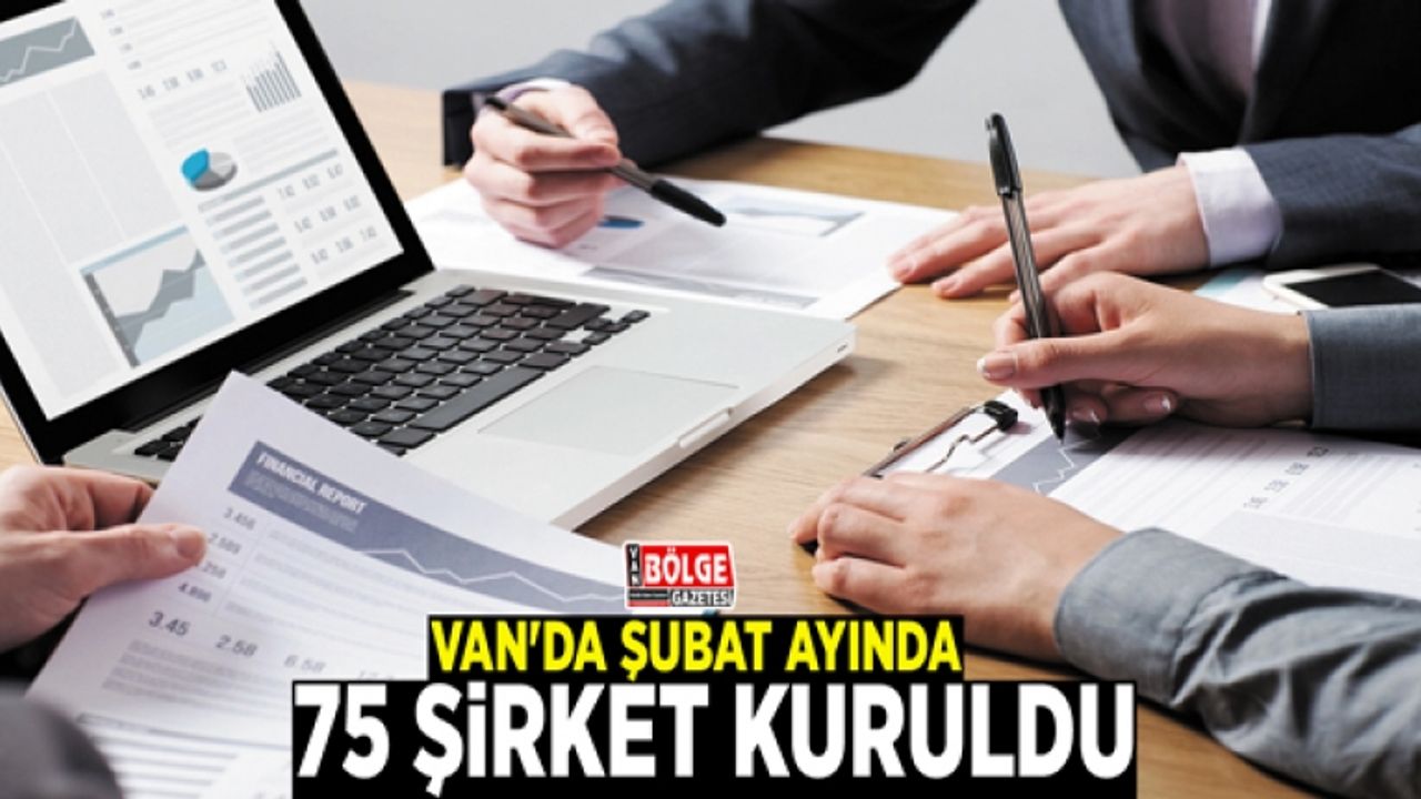 Van'da Şubat ayında 75 şirket kuruldu