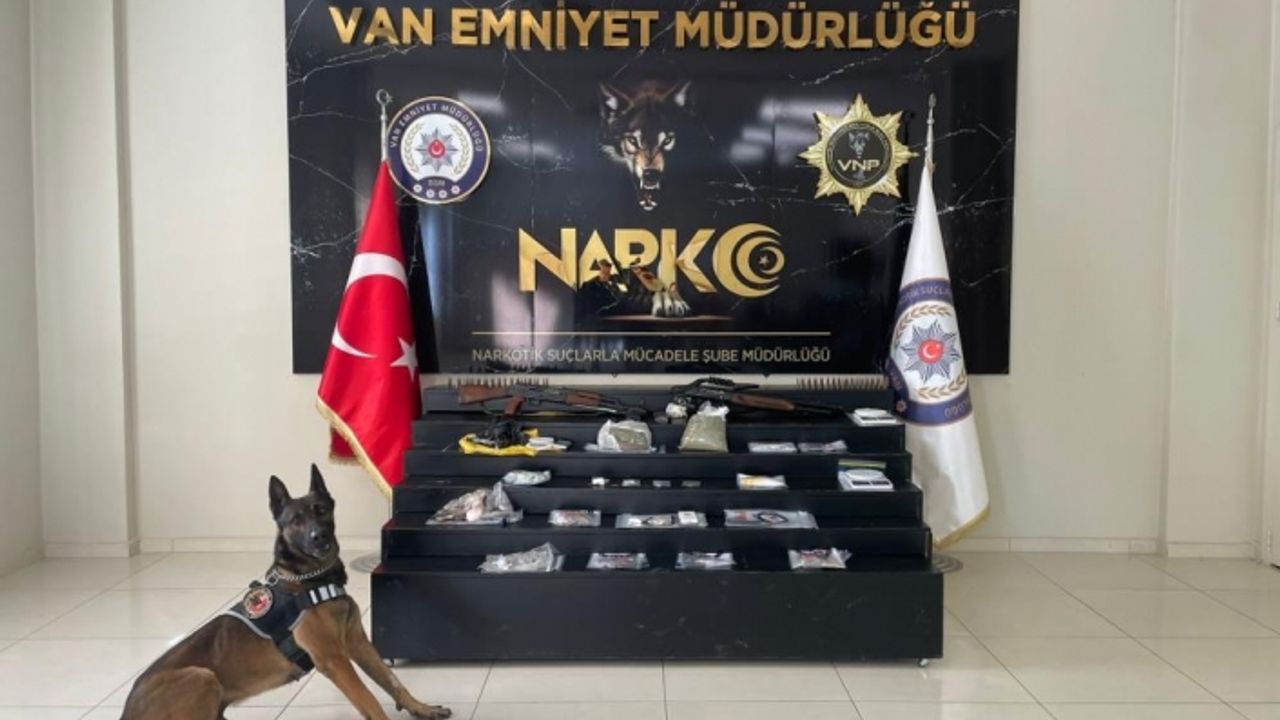 Van'da yarım tondan fazla uyuşturucu ele geçirildi
